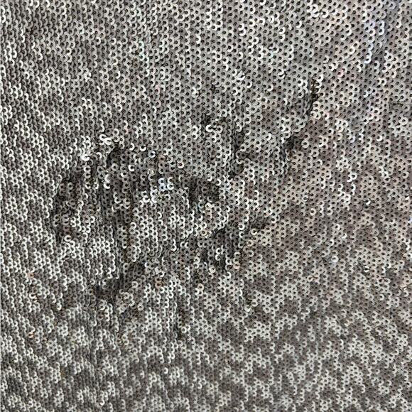 WHBM Sequin Dress, Shift, Silver Sparkle Tank Dress, Holidays, Cocktail, Size L - Picture 6 of 9